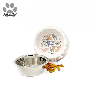 Melamine Bowls - Doodles at pet street shop