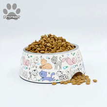 Load image into Gallery viewer, Melamine Bowls - Doodles at pet street shop
