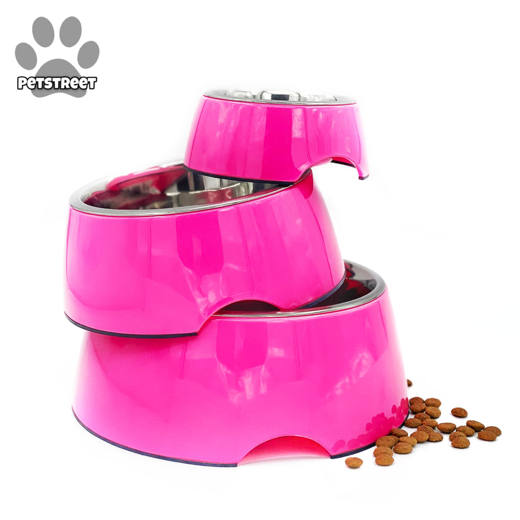 Melamine Bowls - Fluoroscent Pink
