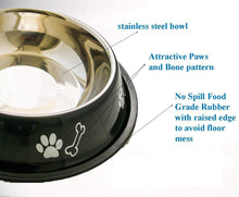 Load image into Gallery viewer, Paw and Bone Print Bowl

