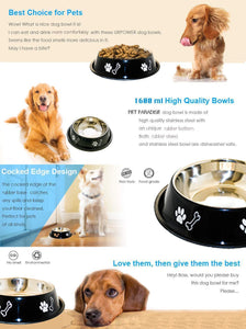 Paw and Bone Print Bowl