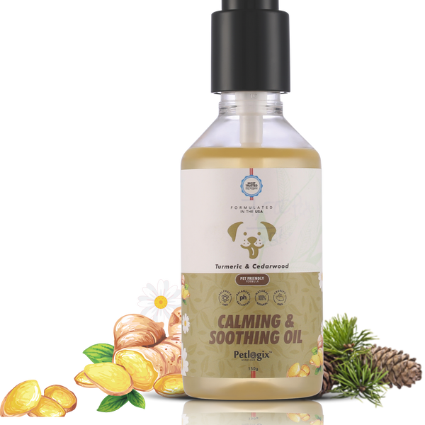 Petlogix Calming & Soothing Oil - Turmeric & Cedarwood