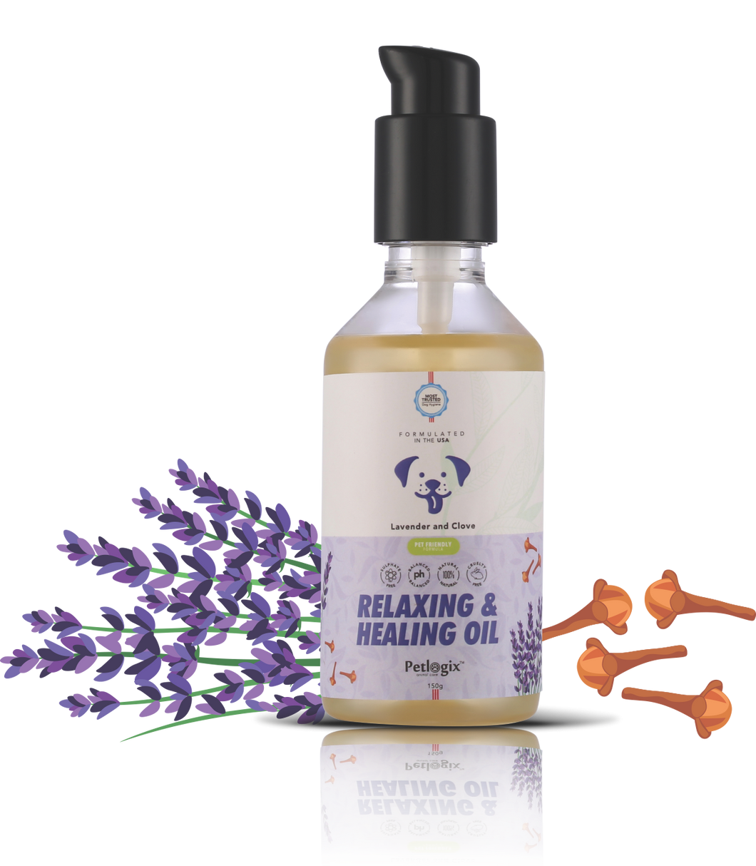 Petlogix Relaxing & Healing Oil - Lavender & Clove