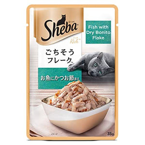 Sheba - Fish with Dry Bonito Flake in Gravy - Pouch