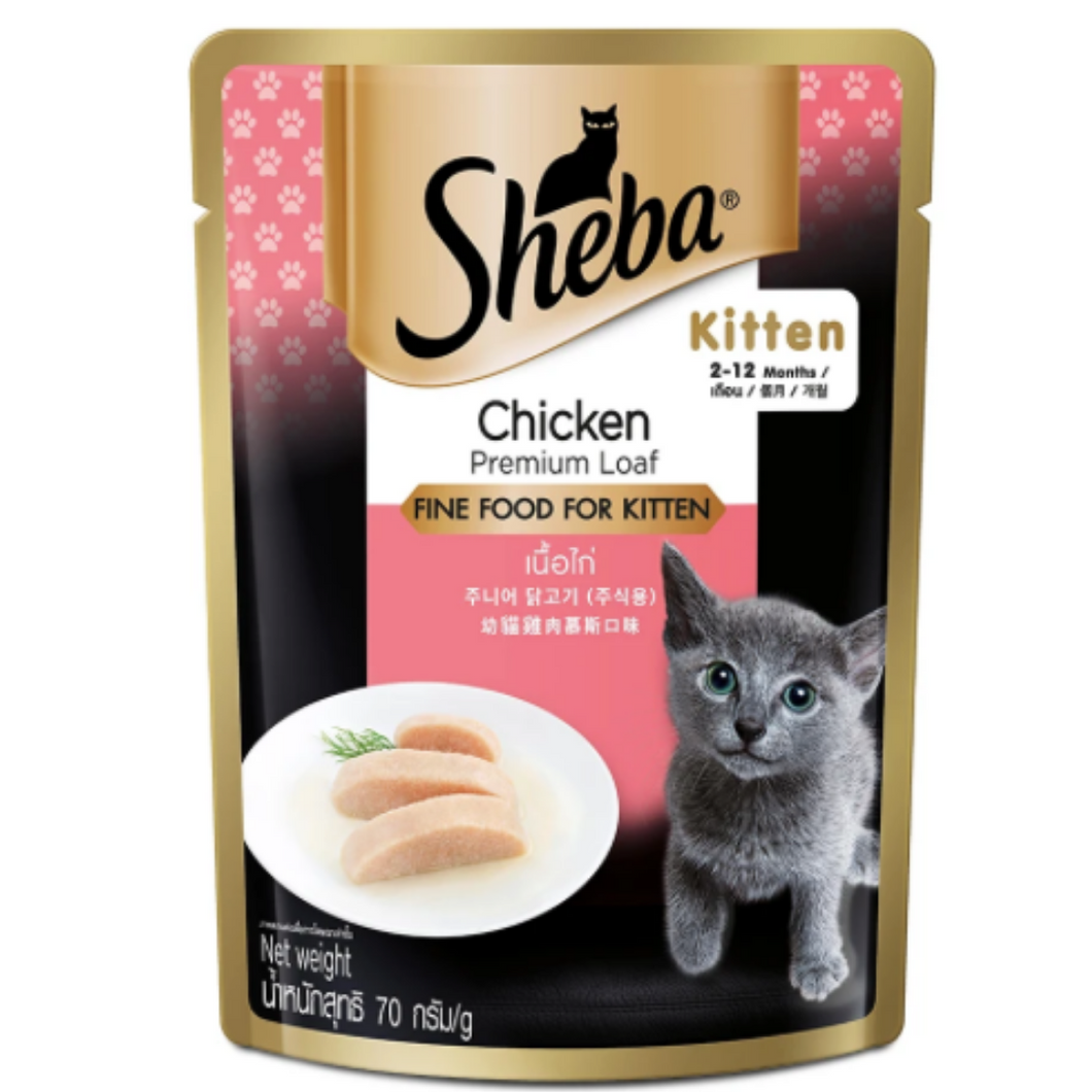 Sheba Chicken Premium Loaf - Kitten