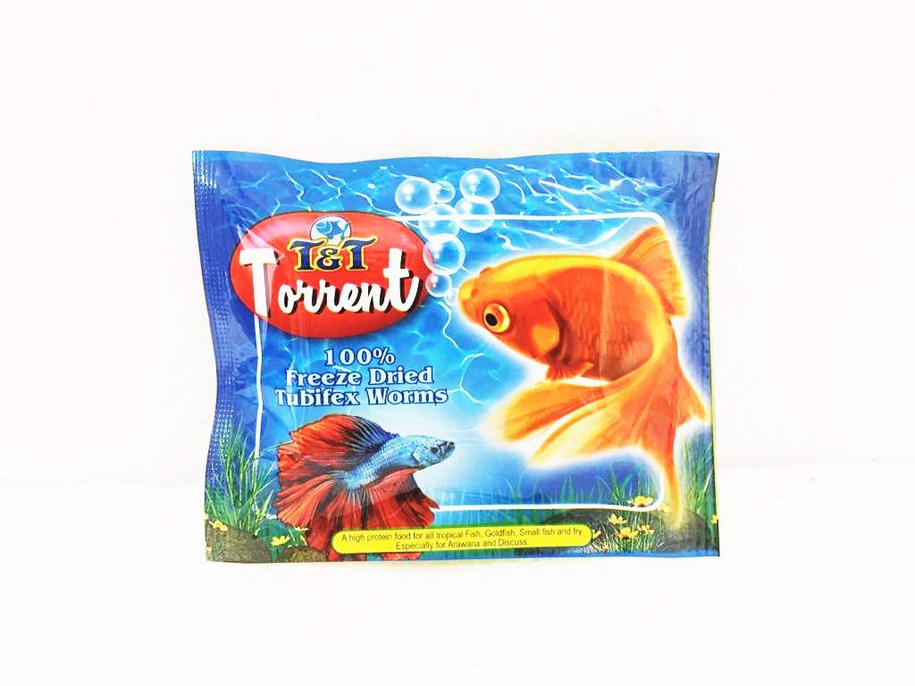 T&T Torrent - 100% Freeze Dried Tubifex Worms