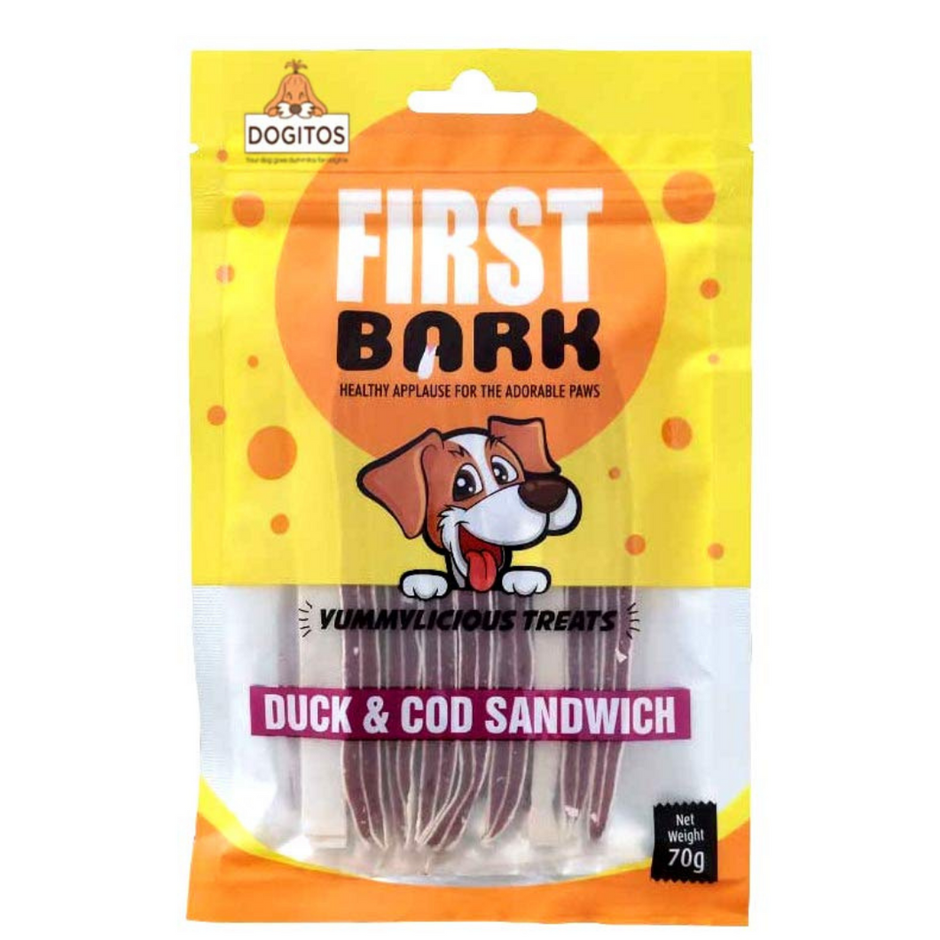 First Bark - Duck & Cod Sandwich