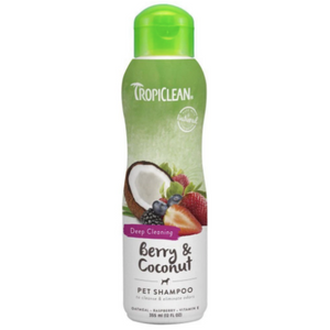 Tropiclean Deep Cleaning Pet Shampoo - Berry & Coconut