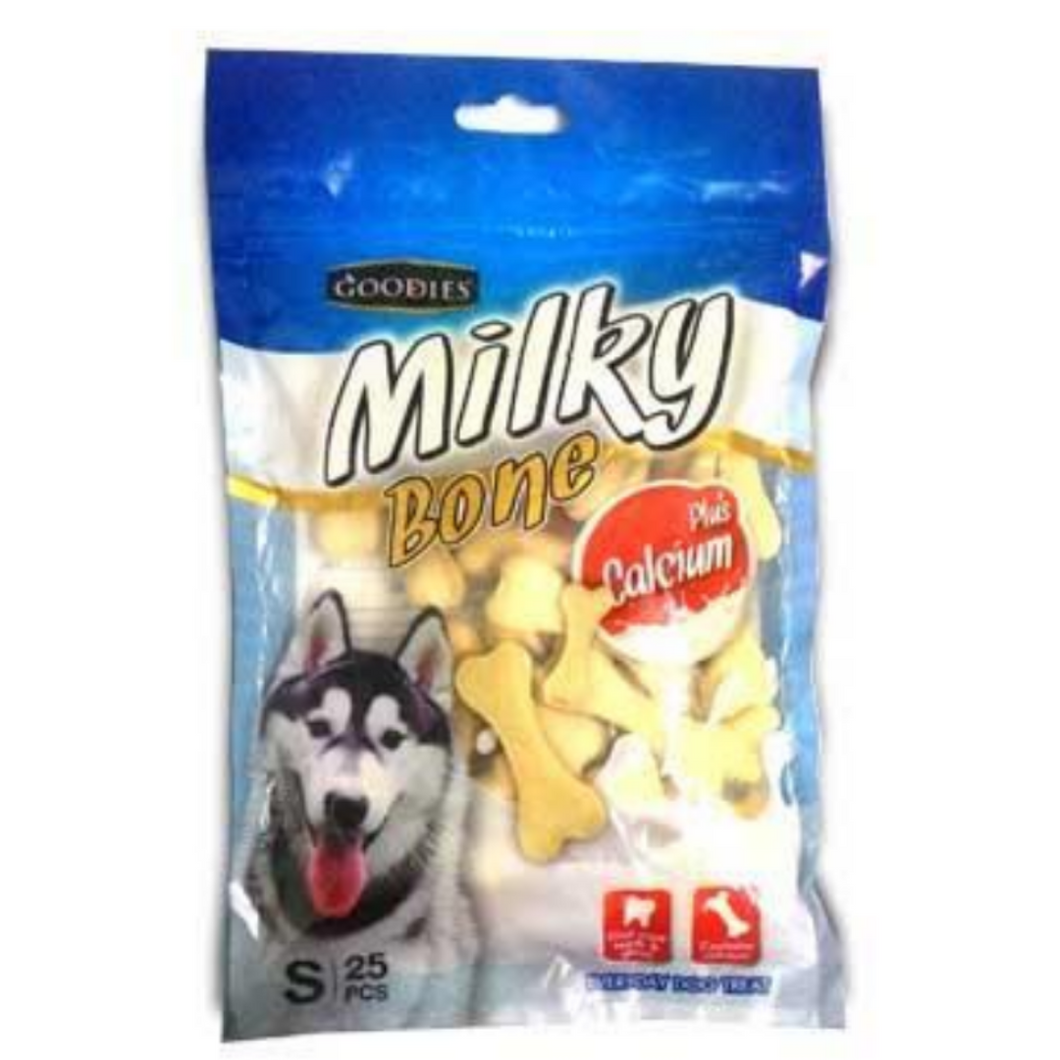 Goodies Milky Bone - Calcium - Small  25PCS