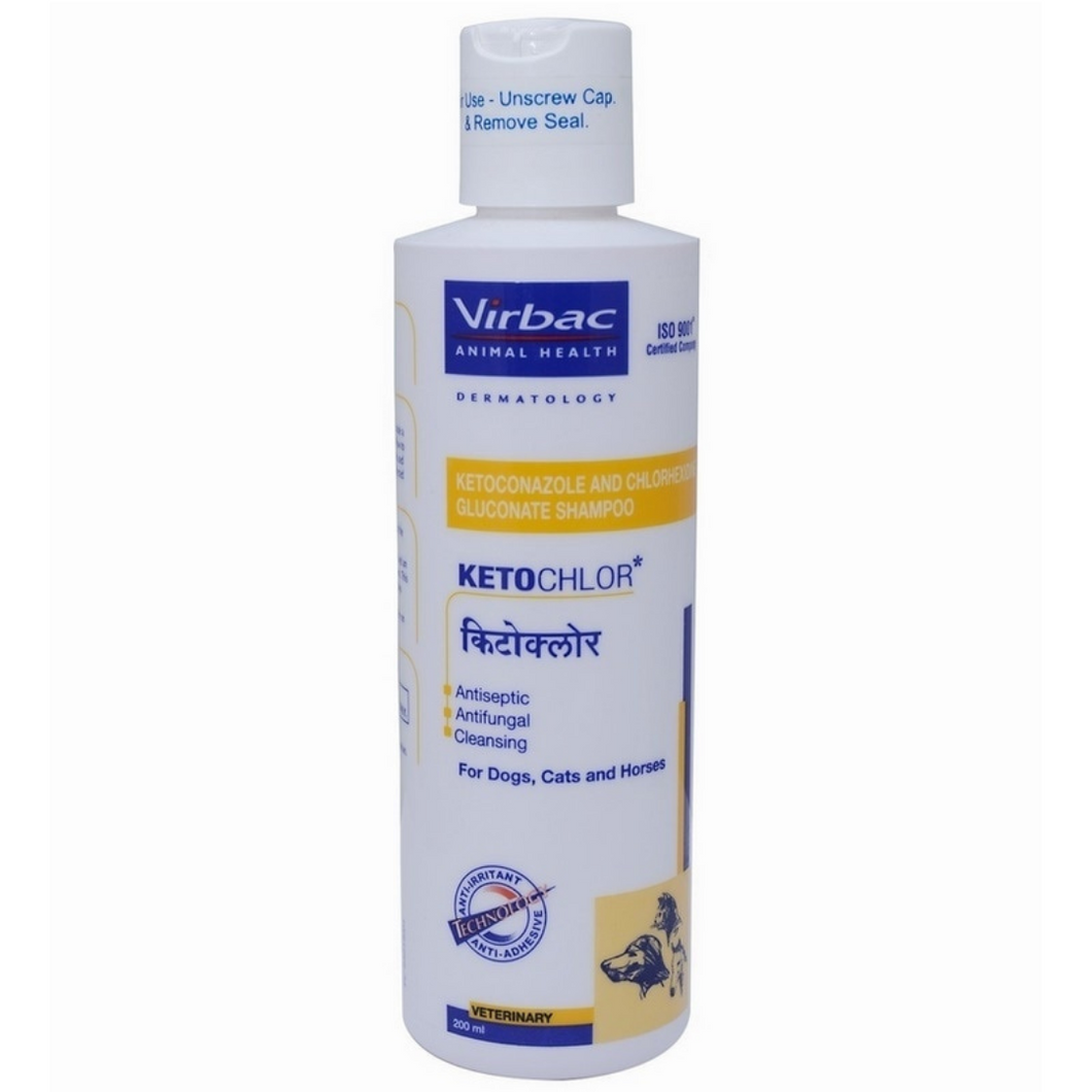 Virbac KetoChlor Shampoo for Dogs, Cats and Horses