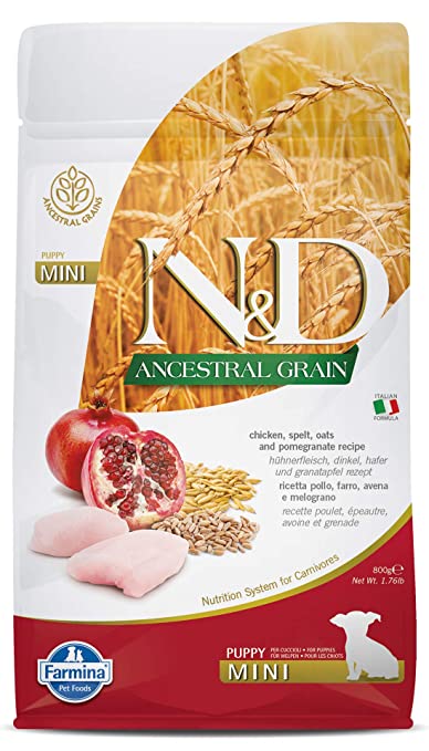 Farmina N&D Ancestral Grain - Mini Puppy - Chicken & Pomegranate