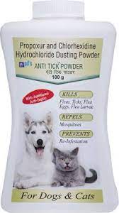 Propoxur And Chlorhexidine Hydrochloride Dusting Power