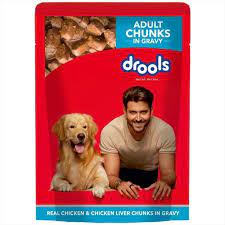 Drools Adult Chunks in Gravy - Chicken & Chicken Liver Chunks