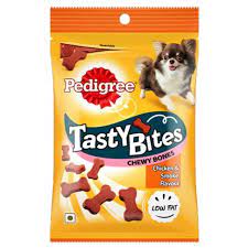 Pedigree Tasty Bites Chewy Bones Chicken & Smoke Flavour