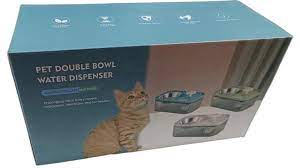 Pet Double Bowl Water Dispenser