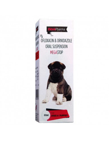 Ektek-Pharma Ofloxacin & Ornidazole Oral Suspension Mega Stop