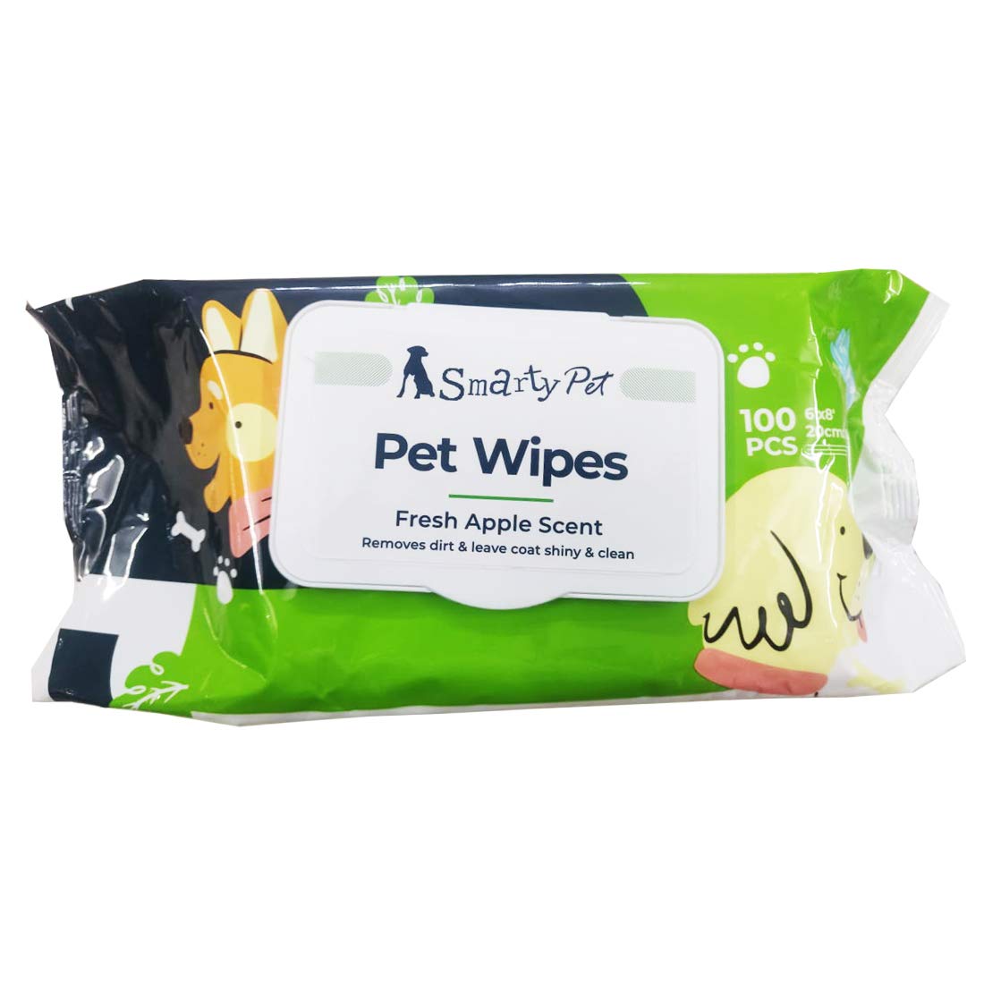 SmartyPet Pet Wipes 100PC
